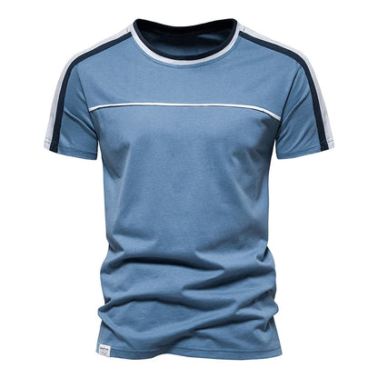 Herren T-Shirt aus 100 Prozent Baumwolle mit modischem Druck im Slim Fit
