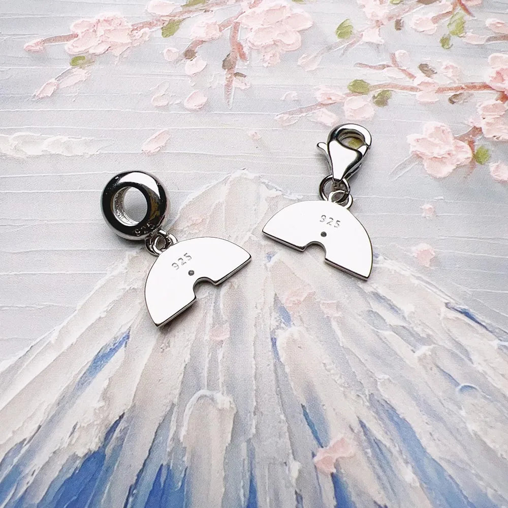 Damen-Charm-Anhänger Regenbogen Stolz aus Sterlingsilber