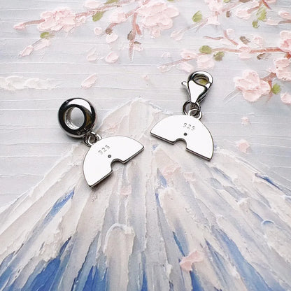 Damen-Charm-Anhänger Regenbogen Stolz aus Sterlingsilber