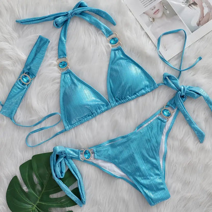 Sexy Bikini-Set für Damen mit Push-up-Effekt – ideal für Strand und Pool