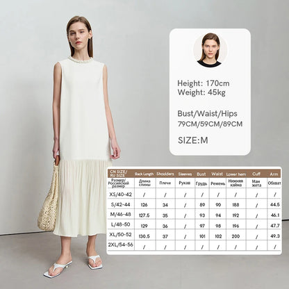 Stilvolles Ärmelloses Midikleid Mit Patchwork Für Damen Sommer