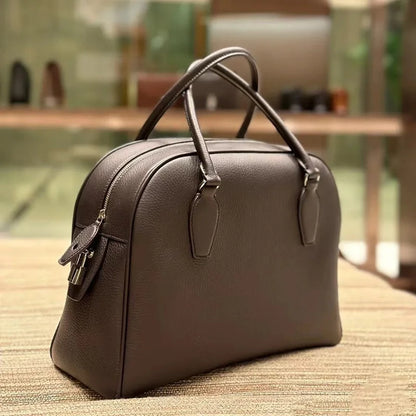 Kalbsleder Top-Handle Handtasche | Minimalistisch