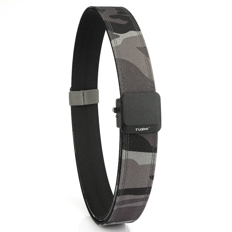 VATLY EDC Tactical Gürtel Herren Nylon Rigid mit Automatik-Schnalle