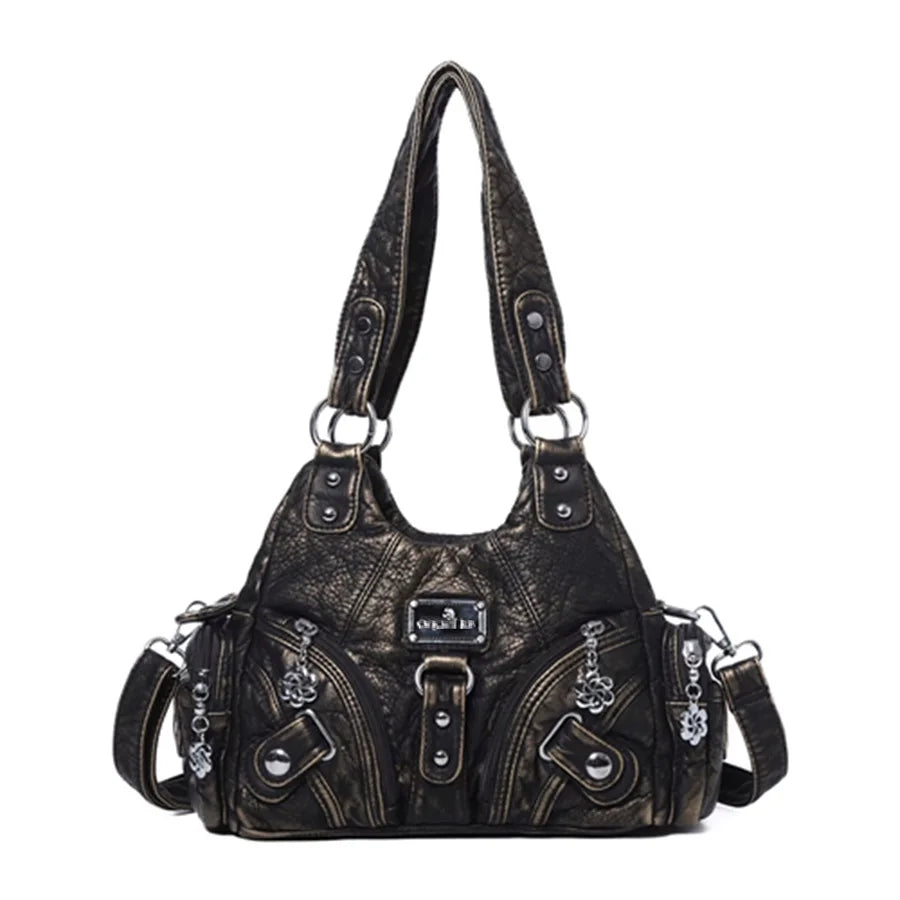Damen-Handtasche mit Top-Griff und Mehrfachinnenfächern für Alltag und Freizeit Leichtgewichtig