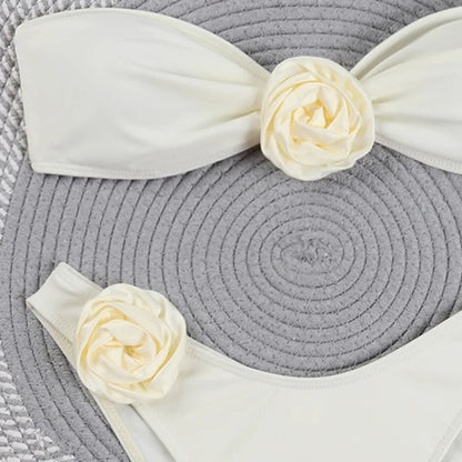 Dreiteiliges Damen-Bikini-Set im brasilianischen Stil – ideal für Strand und Pool