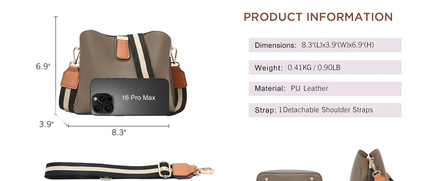 Damen Schulter Tasche im Retro Look