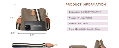 Damen Schulter Tasche im Retro Look