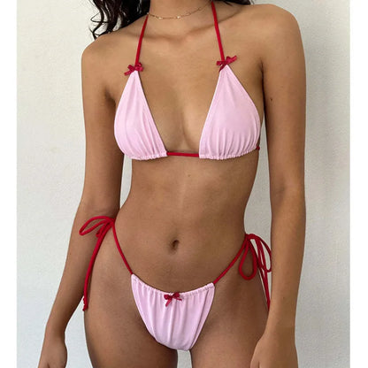 Sommerlicher Push-Up-Bikini im brasilianischen Stil – ideal für Strand und Pool