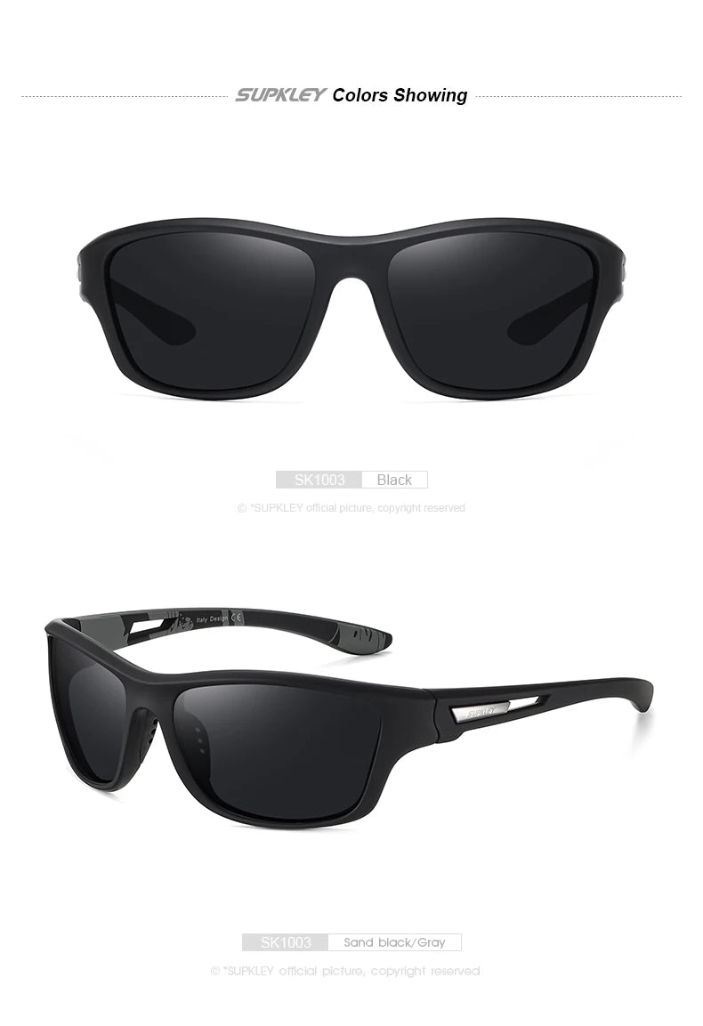 Sonnenbrille Sport polarisiert bunt UV400 Spiegel Bergsteiger Herren