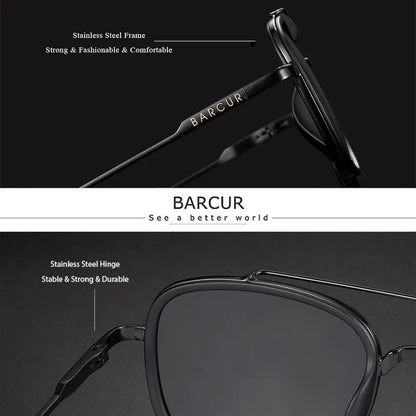 Sonnenbrille quadratisch rund klassisch polarisiert UV400 Unisex