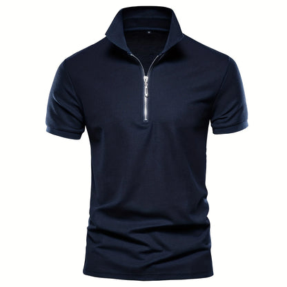 Premium Herren Polo Shirt Feuchteregulierend Mit Giraffenstickerei