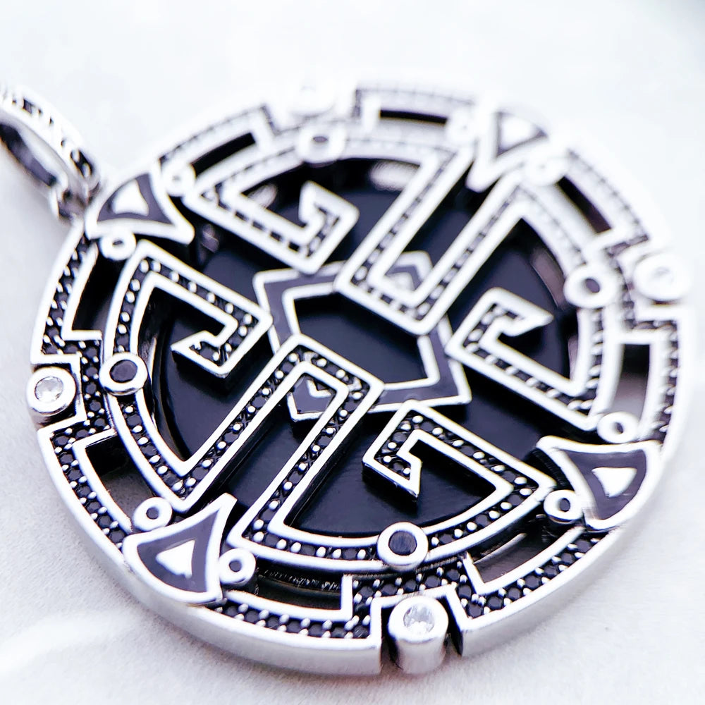 Damen-Charm-Anhänger Amulett magisch Natur Glück aus Sterlingsilber