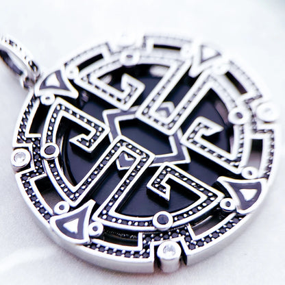 Damen-Charm-Anhänger Amulett magisch Natur Glück aus Sterlingsilber