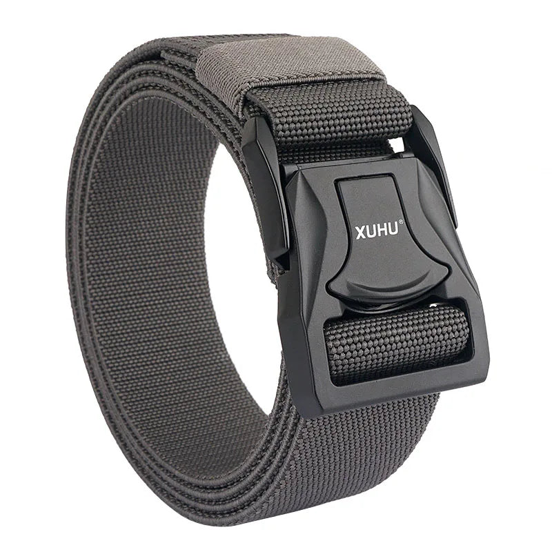 VATLY Elastik-Gürtel Herren 3,8 cm Zink-Schnellverschluss Tactical Outdoor