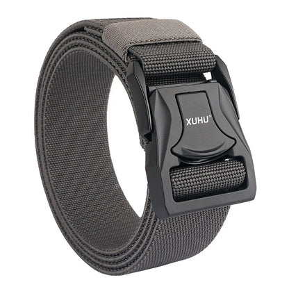 VATLY Elastik-Gürtel Herren 3,8 cm Zink-Schnellverschluss Tactical Outdoor