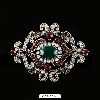 Brosche Metall Barock Vintage Retro Palast Revers Pin Unisex Party