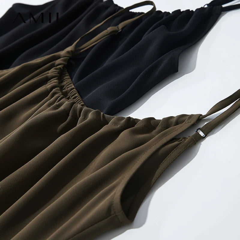 Minimalistisches Bürokleid Für Damen Ärmellos Zeitlos Elegant