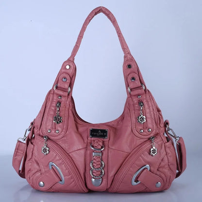 Damen-Schultertasche Multifunktionale Alltagstasche Mit Top-Griff Großes Fassungsvermögen