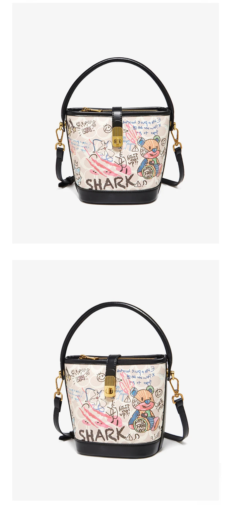 Damen-Handtasche PU-Leder mit Pailletten-Detail Vielseitig für Beruf und Freizeit Alltagstauglich