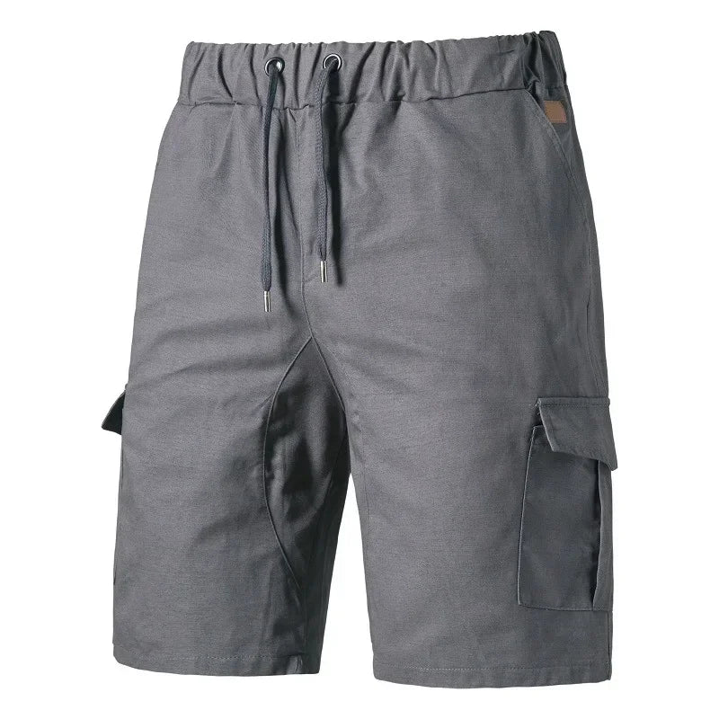 Lässige Herren-Shorts in Übergröße mit mehreren Taschen und lockerem Schnitt – ideal für die Arbeit
