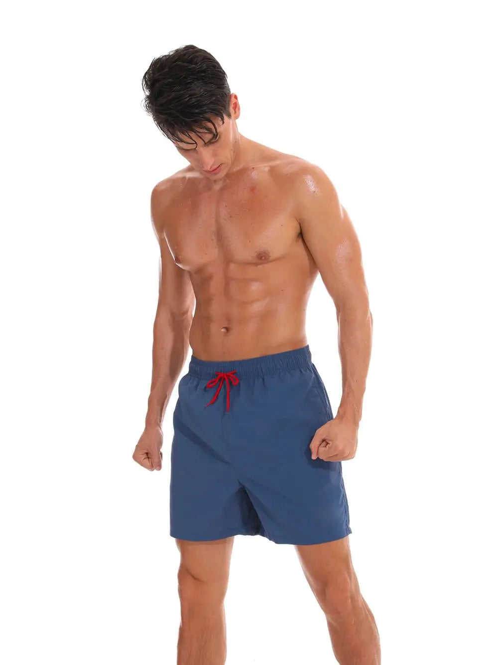 Herren-Badeshorts mit Mesh-Innenfutter und Reißverschlusstaschen – schnelltrocknend und ideal für den Strand
