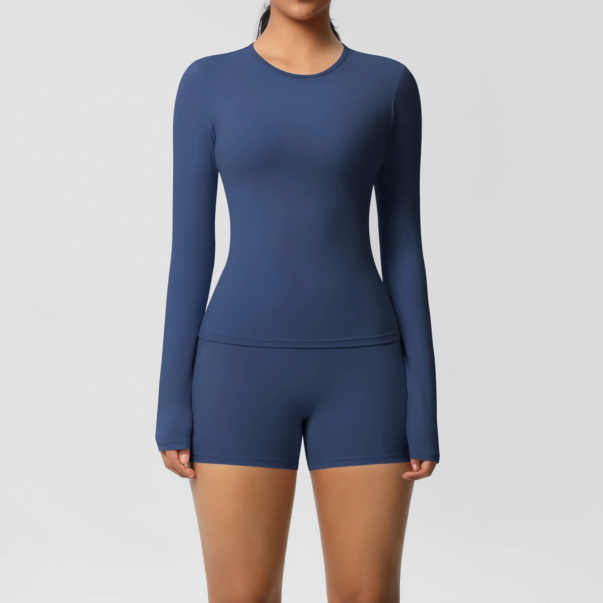 Frauen Yoga Set Schnell Trocknend Nylon Spandex Sport