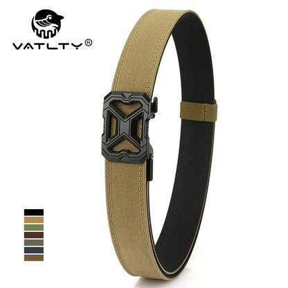 VATLY Tactical Gürtel Einheitsgröße Nylon Automatik-Schnalle Rigid