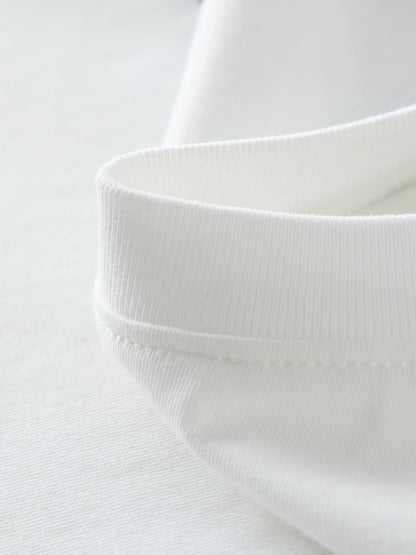 Zweiteiliges Damen-Shirt-Set mit Puffärmeln und Rundhalsausschnitt – ideal für den Sommer