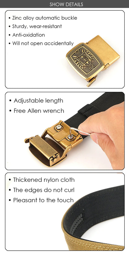 VATLY Retro Rigid Tactical Gürtel Herren Nylon Schnellverschluss Duty Hose