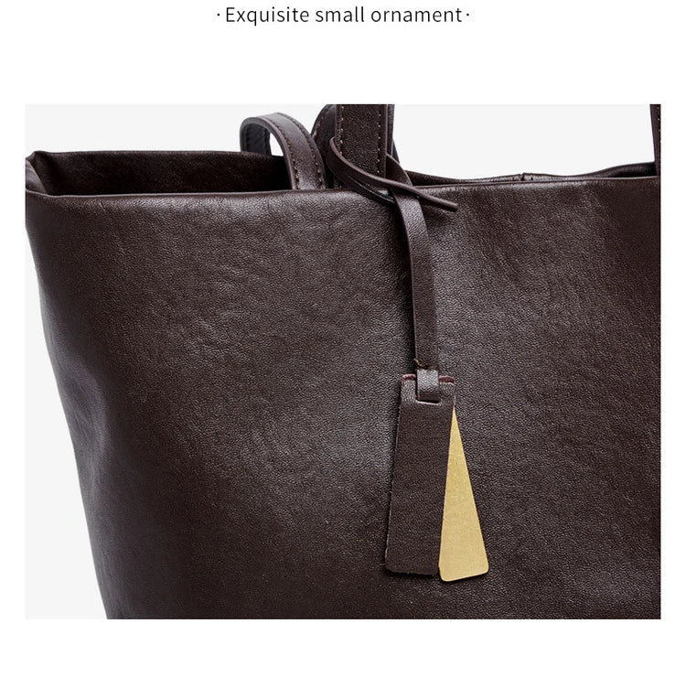 Damen Tote Bag aus Leder New Vintage