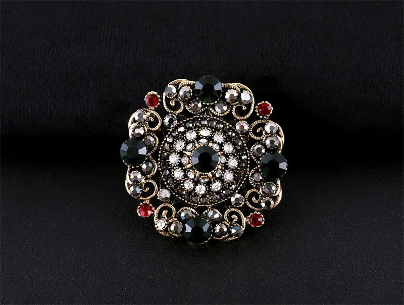 Brosche Metall Barock Vintage Retro Palast Revers Pin Unisex Party