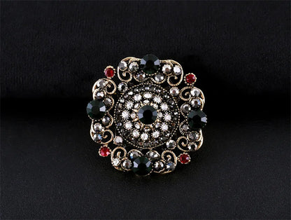 Brosche Metall Barock Vintage Retro Palast Revers Pin Unisex Party