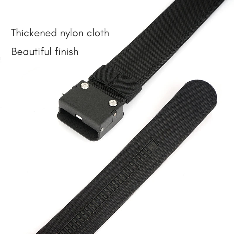 VATLY EDC Tactical Gürtel Herren Nylon Rigid mit Automatik-Schnalle