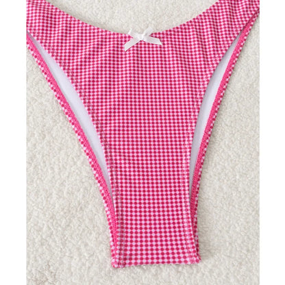 Glamouröses Push-up-Bikini-Set für Damen mit brasilianischem Schnitt – perfekt für Strand und Pool