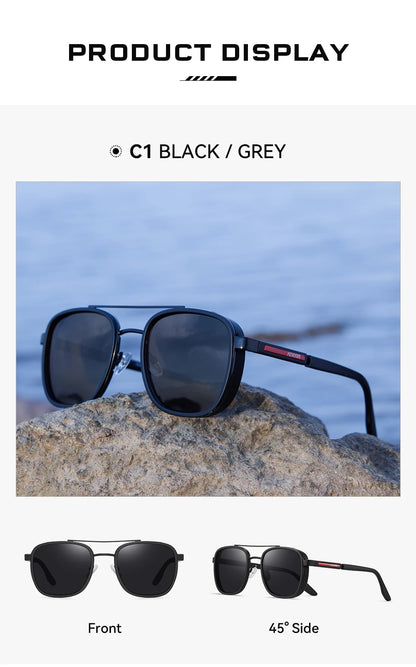 Sonnenbrille Vollrand TR90 polarisiert Angeln Fahren Herren