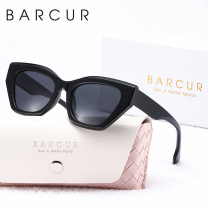 Damen-Sonnenbrille PC unregelmäßig kreativ Farbe Shopping polarisiert
