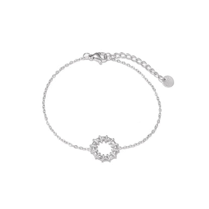 Damen-Armreif geometrisch aus Edelstahl