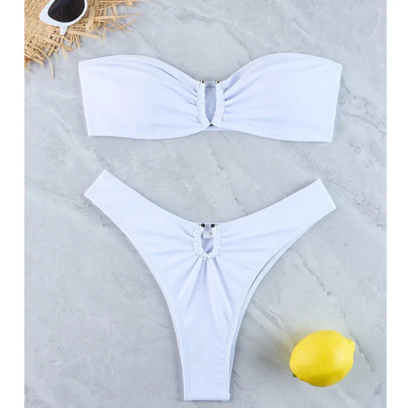 Sexy Bikini-Set für Damen mit brasilianischem Schnitt – ideal für Strand und Pool