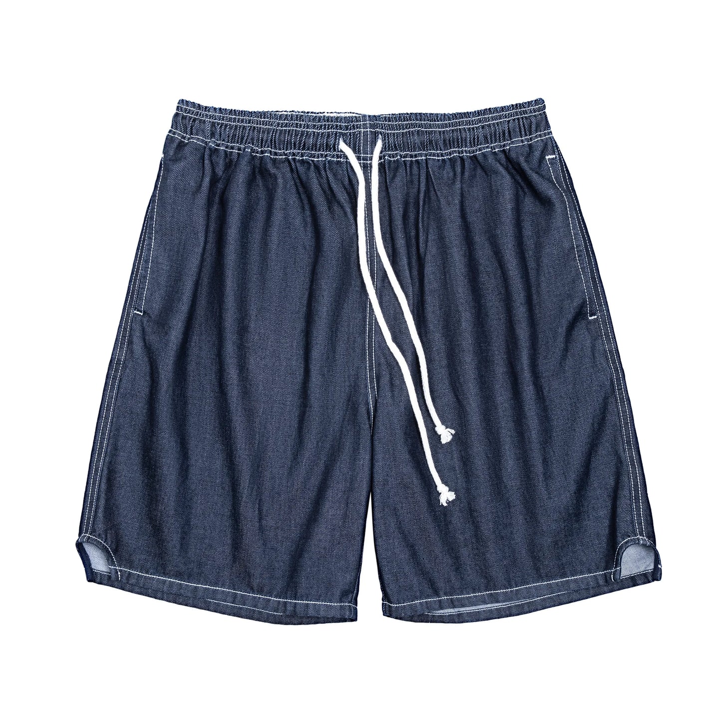 Herren Denim-Shorts im Vintage-Stil mit elastischer Taille für den Sommer