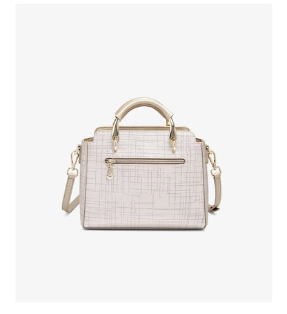 Damen Schultertasche aus Split-Leder mit Luxus-Design Crossbody