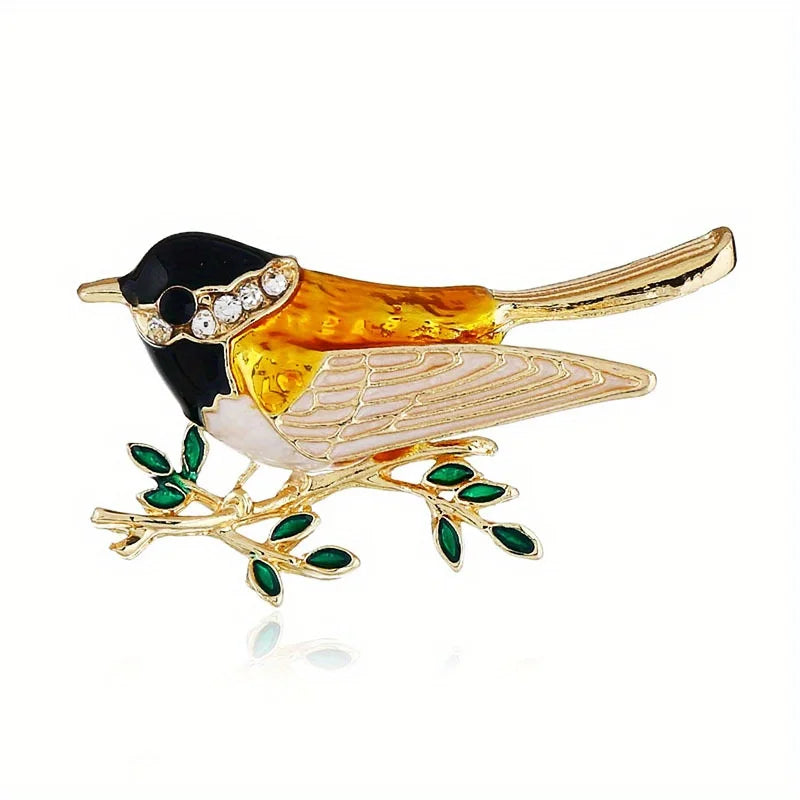 Brosche Vogel Kristall Strass Luxus Klassisch Party Mantel Damen