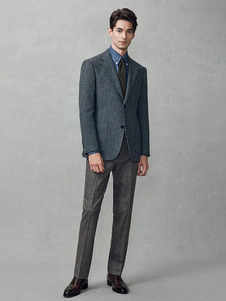 Eleganter Herrenanzug in Schwarz mit Blazer, Weste und Hose – ideal für Hochzeiten, Partys und den täglichen Business-Look, auch in großen Größen erhältlich.