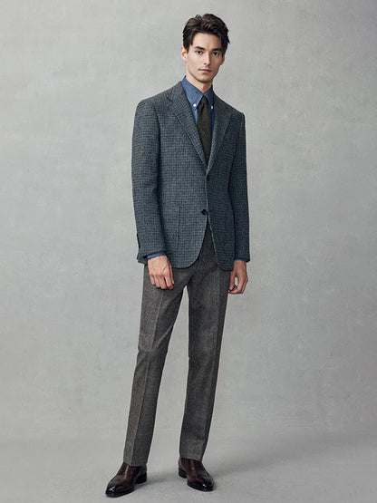 Eleganter Herrenanzug in Schwarz mit Blazer, Weste und Hose – ideal für Hochzeiten, Partys und den täglichen Business-Look, auch in großen Größen erhältlich.