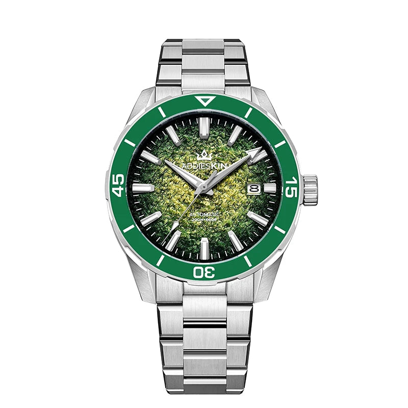 Herren-Taucheruhr mit Miyota-9015-Automatikwerk und Saphirglas