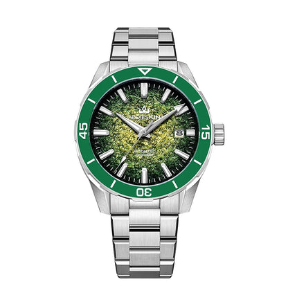 Herren-Taucheruhr mit Miyota-9015-Automatikwerk und Saphirglas