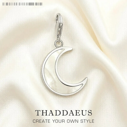 Damen-Charm-Anhaenger Mondmuschel suess aus Sterlingsilber