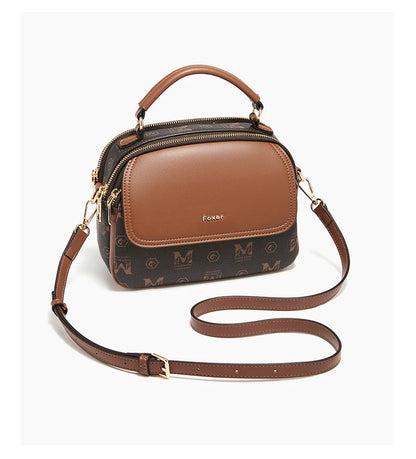 Damen Schultertasche aus PVC-Leder Im Vintage-Stil Crossbody