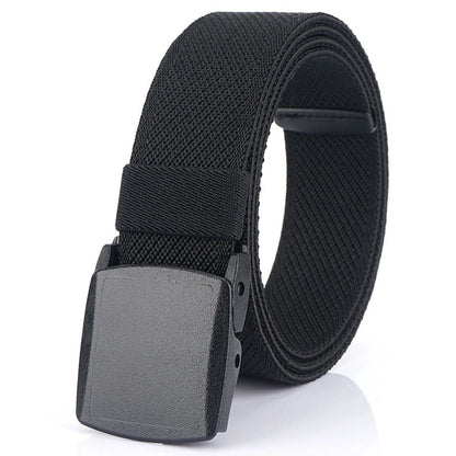 Unisex-Gürtel Elastisch Aus Canvas Mit Nylon-Schnellverschluss 3,8 cm Breite Für Outdoor