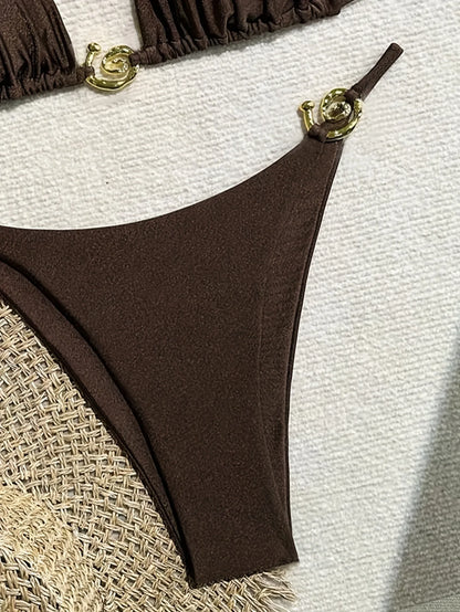 Sexy Bikini-Set für Damen mit Push-up-Effekt – ideal für Strand und Pool