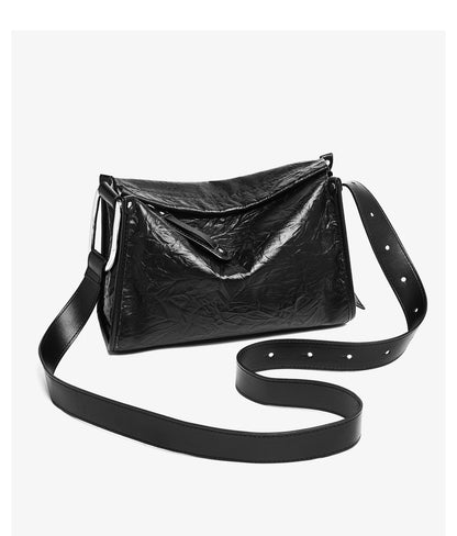 Damen Schulter Tasche aus echtem Leder im Boston Bag Design